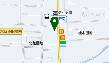 123大安寺店の地図画像