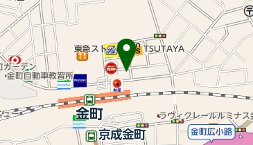 ダイナム金町北口店の地図画像