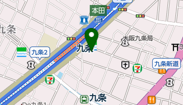 四海樓九条店の地図画像