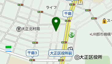 テキサス大正の地図画像