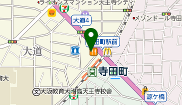 ベラジオ寺田町店の地図画像