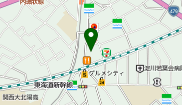上新庄一番の地図画像