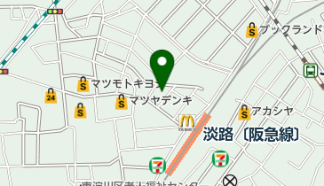 パーラーレクサス淡路店の地図画像