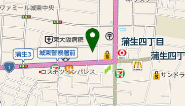 アミューズ城東&BBレジェンドの地図画像