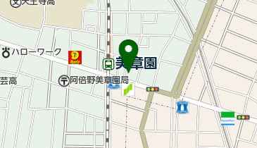 パワーラッシュ不夜城美章園店の地図画像