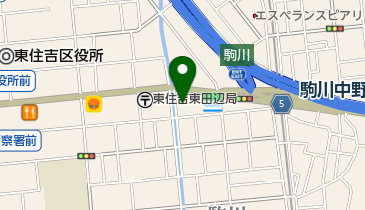 123駒川店の地図画像