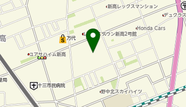 メガフェイス1300淀川の地図画像