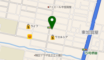 P-ROOTs住之江店の地図画像