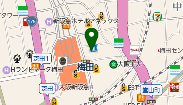 ZETTA茶屋町店の地図画像