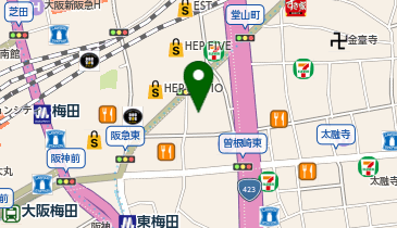 大東洋梅田店の地図画像