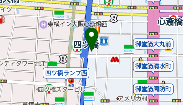 アメリカ村パークファイブ ワールドの地図画像