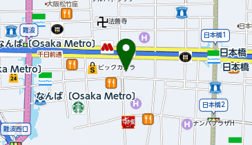 CLUB-D & 大東洋なんば店の地図画像