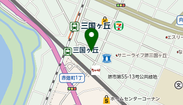 はりまや三国ヶ丘店の地図画像