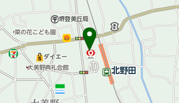 123北野田店の地図画像