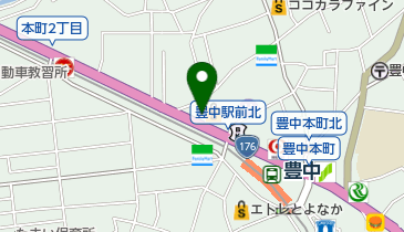 キコーナ阪急豊中店の地図画像
