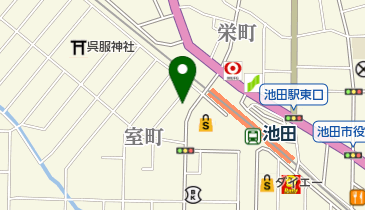 エリート池田店の地図画像