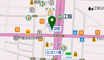 ベラジオZERO江坂店の地図画像