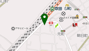 888吹田店の地図画像
