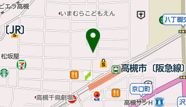 RIGEL高槻店の地図画像