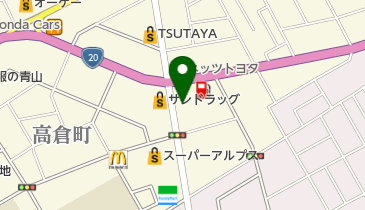 ビーム高倉の地図画像