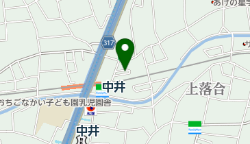 クラウン中井店の地図画像