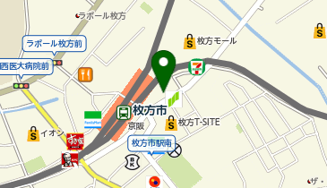 PREMIERE+LAB枚方店 新館の地図画像