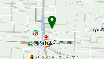 ニコニコ八尾山本店の地図画像