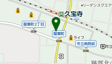 ガンバ久宝寺駅前店の地図画像