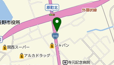 シャトー長野の地図画像