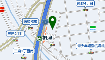 123摂津店の地図画像