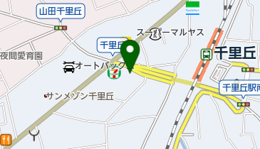 アズ千里センターの地図画像