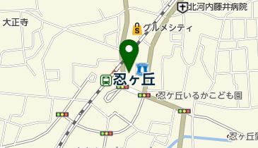 忍ヶ丘会館の地図画像