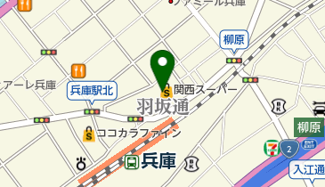 チェリー兵庫店の地図画像