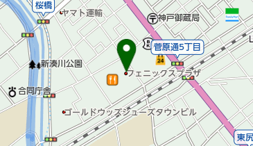 123フェニックスプラザ長田店の地図画像