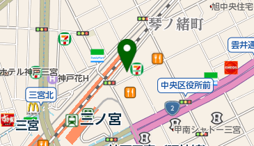 ミクちゃんガイア三宮店の地図画像