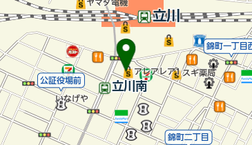 ハイパージアス立川の地図画像