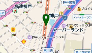 123神戸店の地図画像