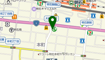 メトロ明石店の地図画像