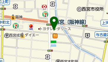 花電車の地図画像