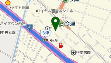 パーラートップワンの地図画像