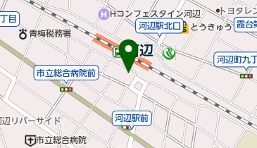 トワーズ河辺駅前店の地図画像