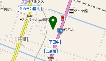 パーラー三田城の地図画像