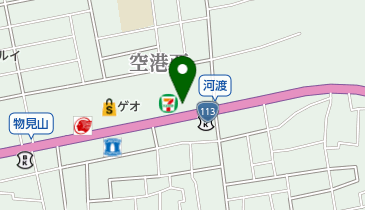 ディーズクラブ河渡の地図画像