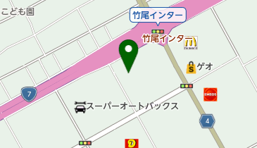 パチンコ玉三郎竹尾店の地図画像