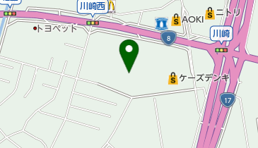 VEAM長岡川崎店の地図画像