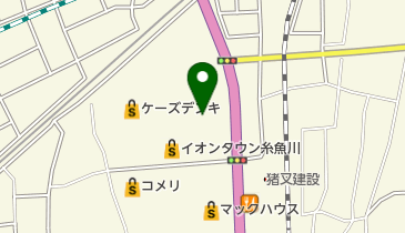 ダイナム糸魚川店の地図画像