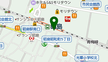 GOLD Xの地図画像