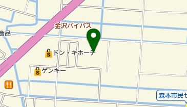 ダイナム石川福久店 ゆったり館の地図画像