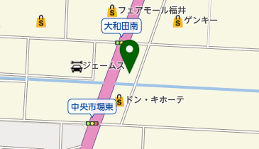 夢将軍福井店の地図画像
