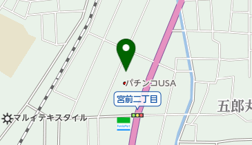 USA鯖江店の地図画像